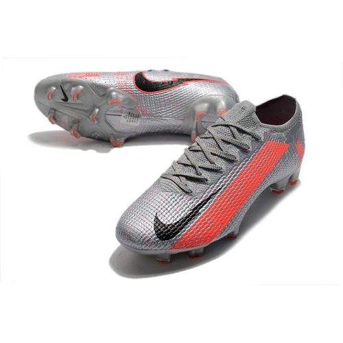 Nike Mercurial Vapor XIII Elite FG Plata Negro Gris_5.jpg